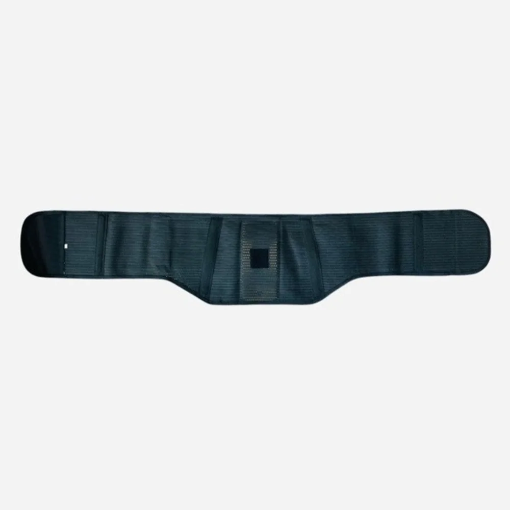 Waist Support Belt XL Black Lumbar Brace Widened Steel Plate Breathable NWOT